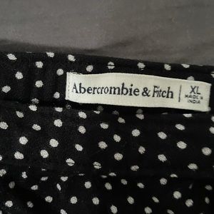Black skirt polka dot